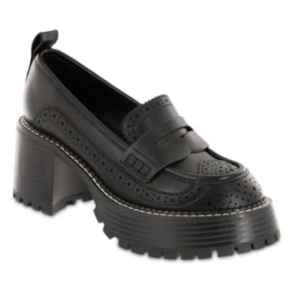MIA Black Chunky Platform Shoes